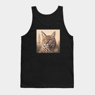 Bobcat's gaze Tank Top